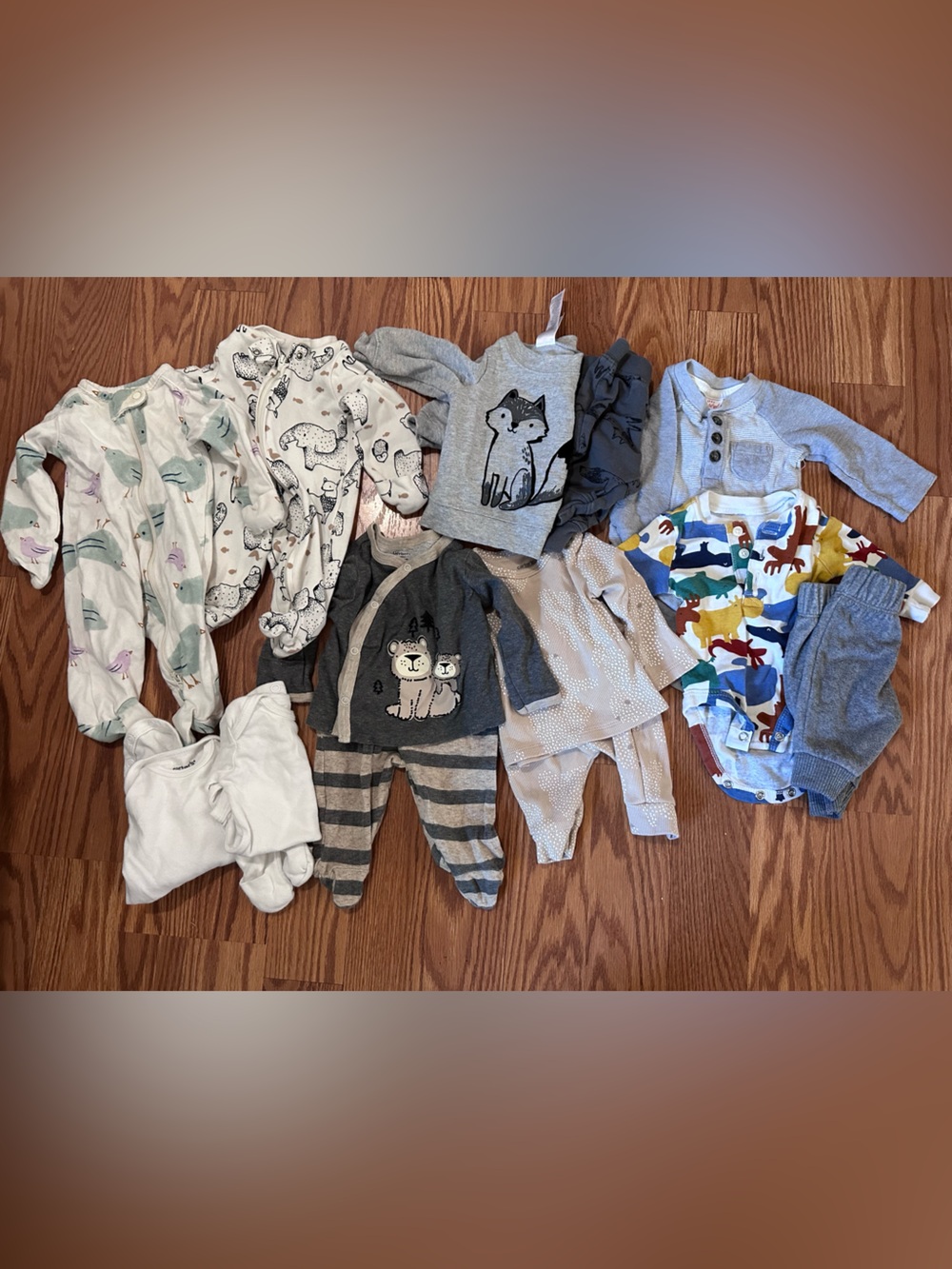 Newborn baby boy bundle fall / winter long sleeves